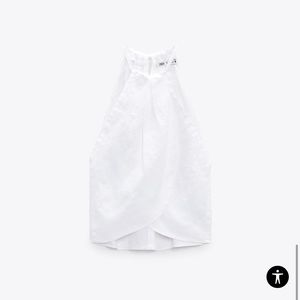 Zara Linen Halter top- brand new with tags!